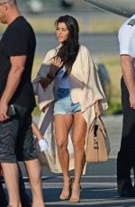KOURTNEY KARDASHIAN at Van Nuys Signature Airport in Los Angeles 04/24/2016