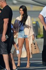 KOURTNEY KARDASHIAN at Van Nuys Signature Airport in Los Angeles 04/24/2016