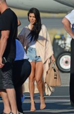 KOURTNEY KARDASHIAN at Van Nuys Signature Airport in Los Angeles 04/24/2016