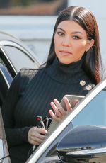 KOURTNEY KARDASHIAN Leaves a Studio in Los Angeles 03/28/2016