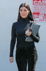 KOURTNEY KARDASHIAN Leaves a Studio in Los Angeles 03/28/2016