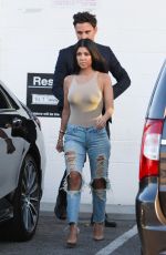 KOURTNEY KARDASHIAN Out in Van Nuys 04/28/2016