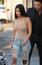 KOURTNEY KARDASHIAN Out in Van Nuys 04/28/2016