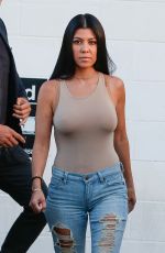 KOURTNEY KARDASHIAN Out in Van Nuys 04/28/2016