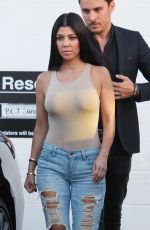 KOURTNEY KARDASHIAN Out in Van Nuys 04/28/2016