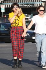 KRISTEN STEWART and SoKo Out and About in Hollywood 04/01/2016