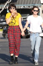 KRISTEN STEWART and SoKo Out and About in Hollywood 04/01/2016