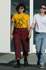 KRISTEN STEWART and SoKo Out and About in Hollywood 04/01/2016