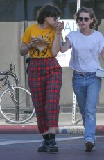 KRISTEN STEWART and SoKo Out and About in Hollywood 04/01/2016