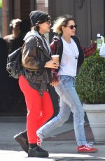 KRISTEN STEWART and SoKo Out in New York 04/12/2016
