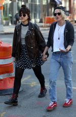 KRISTEN STEWART and SoKo Out in New York 04/12/2016