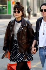 KRISTEN STEWART and SoKo Out in New York 04/12/2016