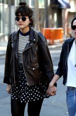 KRISTEN STEWART and SoKo Out in New York 04/12/2016