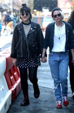 KRISTEN STEWART and SoKo Out in New York 04/12/2016