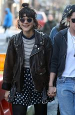 KRISTEN STEWART and SoKo Out in New York 04/12/2016