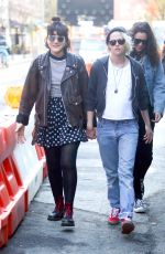 KRISTEN STEWART and SoKo Out in New York 04/12/2016