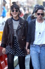 KRISTEN STEWART and SoKo Out in New York 04/12/2016