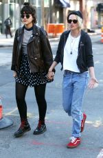 KRISTEN STEWART and SoKo Out in New York 04/12/2016