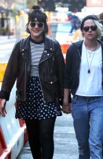 KRISTEN STEWART and SoKo Out in New York 04/12/2016