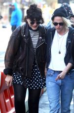 KRISTEN STEWART and SoKo Out in New York 04/12/2016
