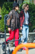 KRISTEN STEWART and SoKo Out in New York 04/12/2016