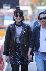 KRISTEN STEWART and SoKo Out in New York 04/12/2016