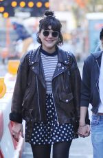 KRISTEN STEWART and SoKo Out in New York 04/12/2016