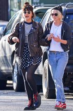 KRISTEN STEWART and SoKo Out in New York 04/12/2016