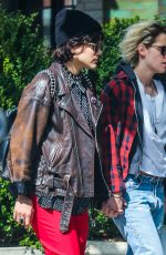KRISTEN STEWART and SoKo Out in New York 04/12/2016