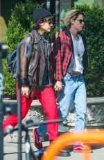 KRISTEN STEWART and SoKo Out in New York 04/12/2016