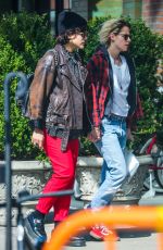 KRISTEN STEWART and SoKo Out in New York 04/12/2016