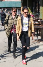 KRISTEN STEWART and SoKo Out in New York 04/13/2016