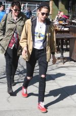 KRISTEN STEWART and SoKo Out in New York 04/13/2016