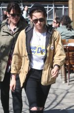KRISTEN STEWART and SoKo Out in New York 04/13/2016