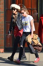 KRISTEN STEWART and SoKo Out in New York 04/13/2016