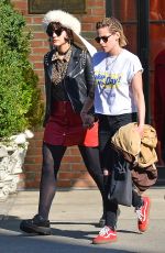 KRISTEN STEWART and SoKo Out in New York 04/13/2016