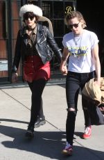 KRISTEN STEWART and SoKo Out in New York 04/13/2016