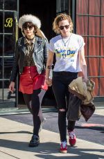 KRISTEN STEWART and SoKo Out in New York 04/13/2016