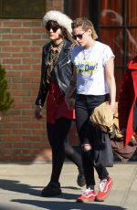 KRISTEN STEWART and SoKo Out in New York 04/13/2016