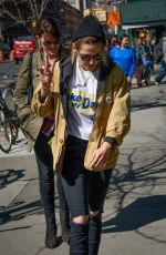 KRISTEN STEWART and SoKo Out in New York 04/13/2016