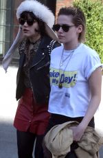 KRISTEN STEWART and SoKo Out in New York 04/13/2016