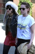 KRISTEN STEWART and SoKo Out in New York 04/13/2016