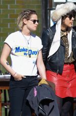 KRISTEN STEWART and SoKo Out in New York 04/13/2016