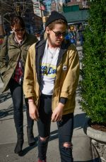KRISTEN STEWART and SoKo Out in New York 04/13/2016