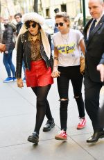 KRISTEN STEWART and SoKo Out in New York 04/13/2016