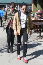 KRISTEN STEWART and SoKo Out in New York 04/13/2016