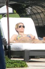 KRISTIN CAVALLARI in Bikini at a Pool in Mexico 04/04/2016