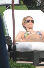KRISTIN CAVALLARI in Bikini at a Pool in Mexico 04/04/2016