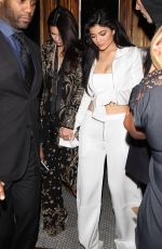 KYLIE and KENDALL JENNER Leaves Nce Guy Eest Hollywood 04/28/2016