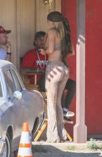 KYLIE JENNER and Tyga on Set of Kylie Lip Kit Commercial in Palm Desert 03/25/2016